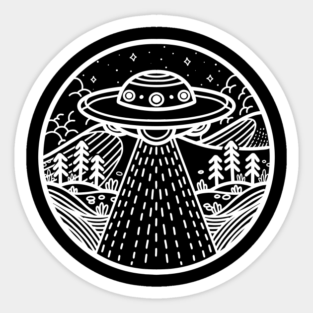 ufo Sticker by krisnaokky